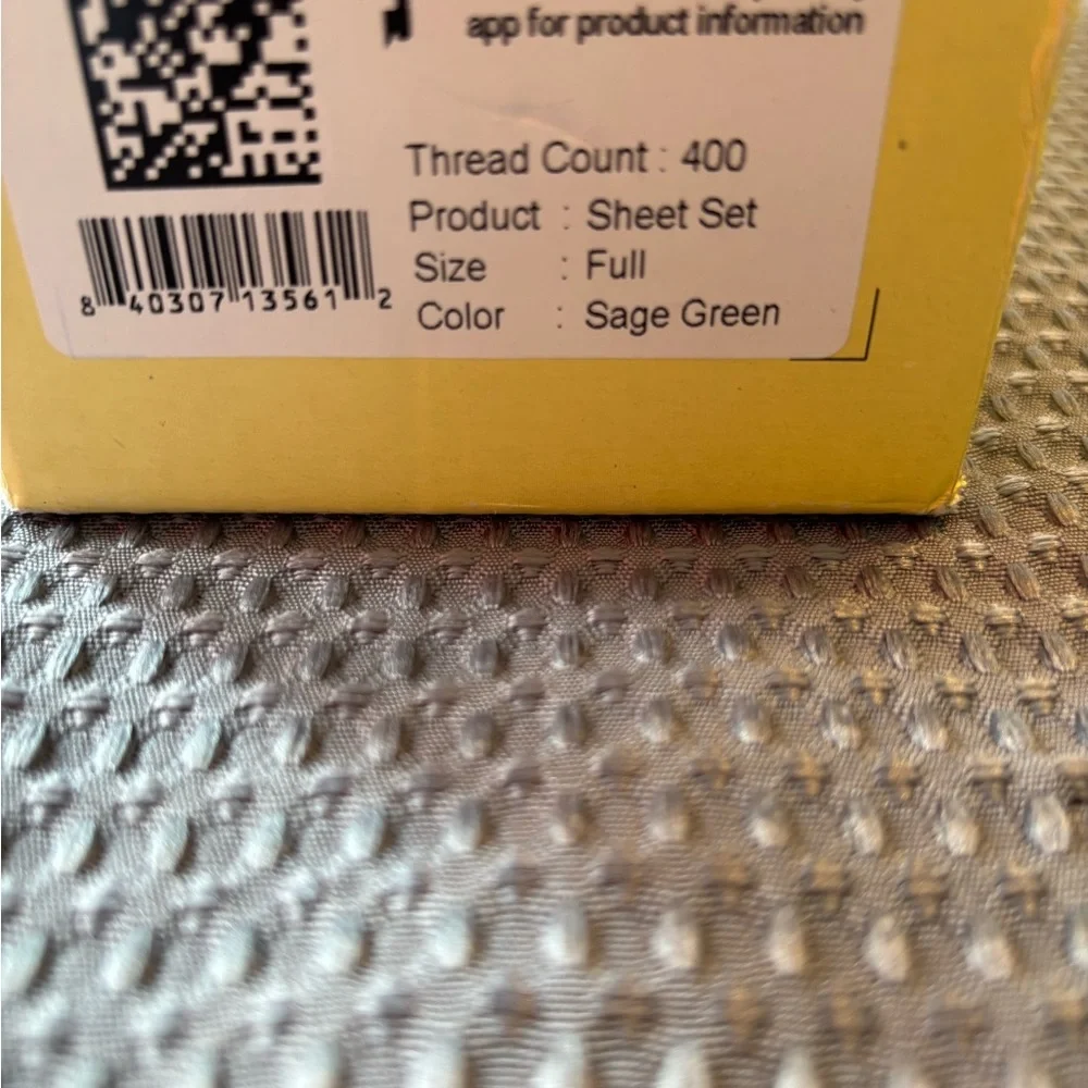 Sheet Set - Sage Green 400 Thread Count 100% Cotton